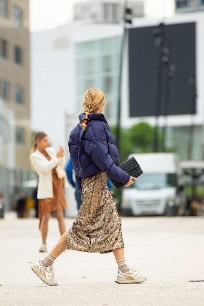 Souvenir - Jupe Sequin Bronze