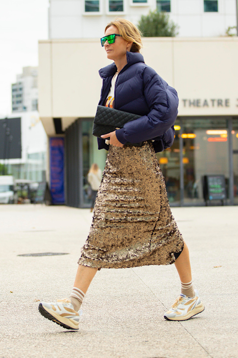 Souvenir - Jupe Sequin Bronze