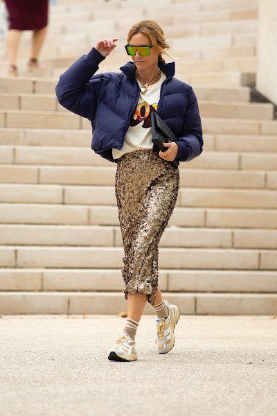 Souvenir - Jupe Sequin Bronze