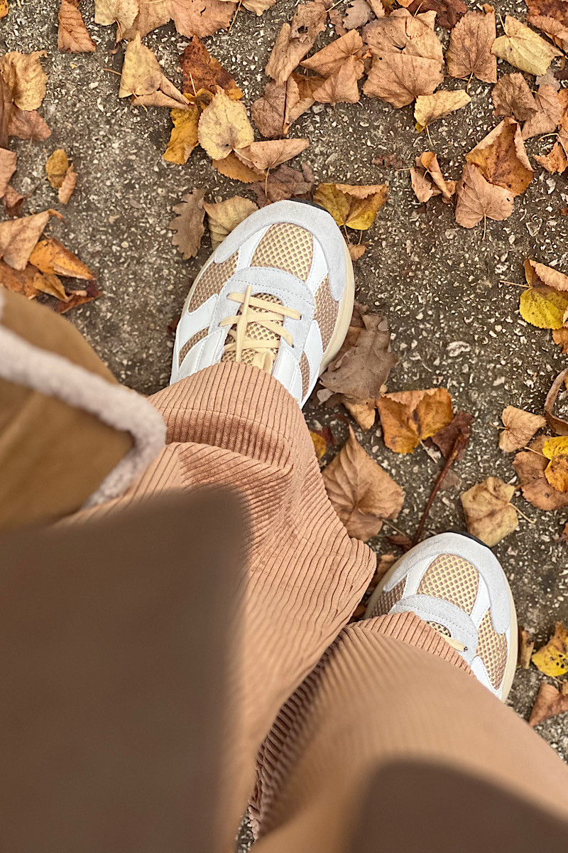 Diadora - Baskets Mercury Elite Urban Blanc /Or