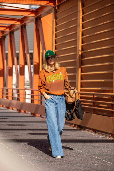 Newtone - Sweatshirt Piper Virginia Vintage Brown