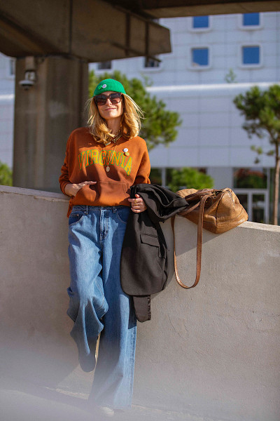 Newtone - Sweatshirt Piper Virginia Vintage Brown