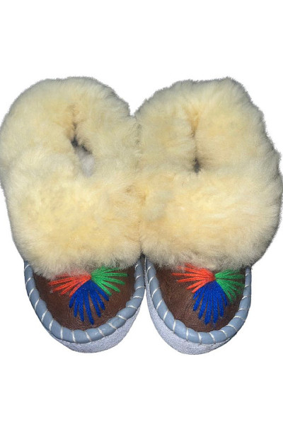 Polki pantoufle - Polki Pantoufle Marron (2)