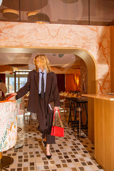 Madone - Pantalon Manhattan Marron