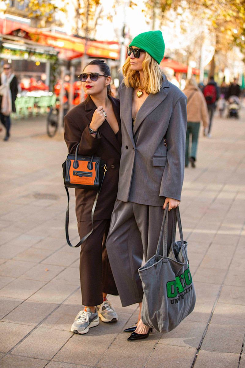 Madone - Pantalon Manhattan Gris