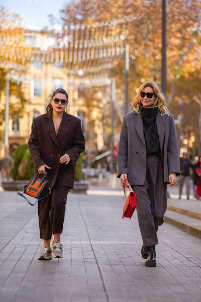 Madone - Pantalon Manhattan Gris