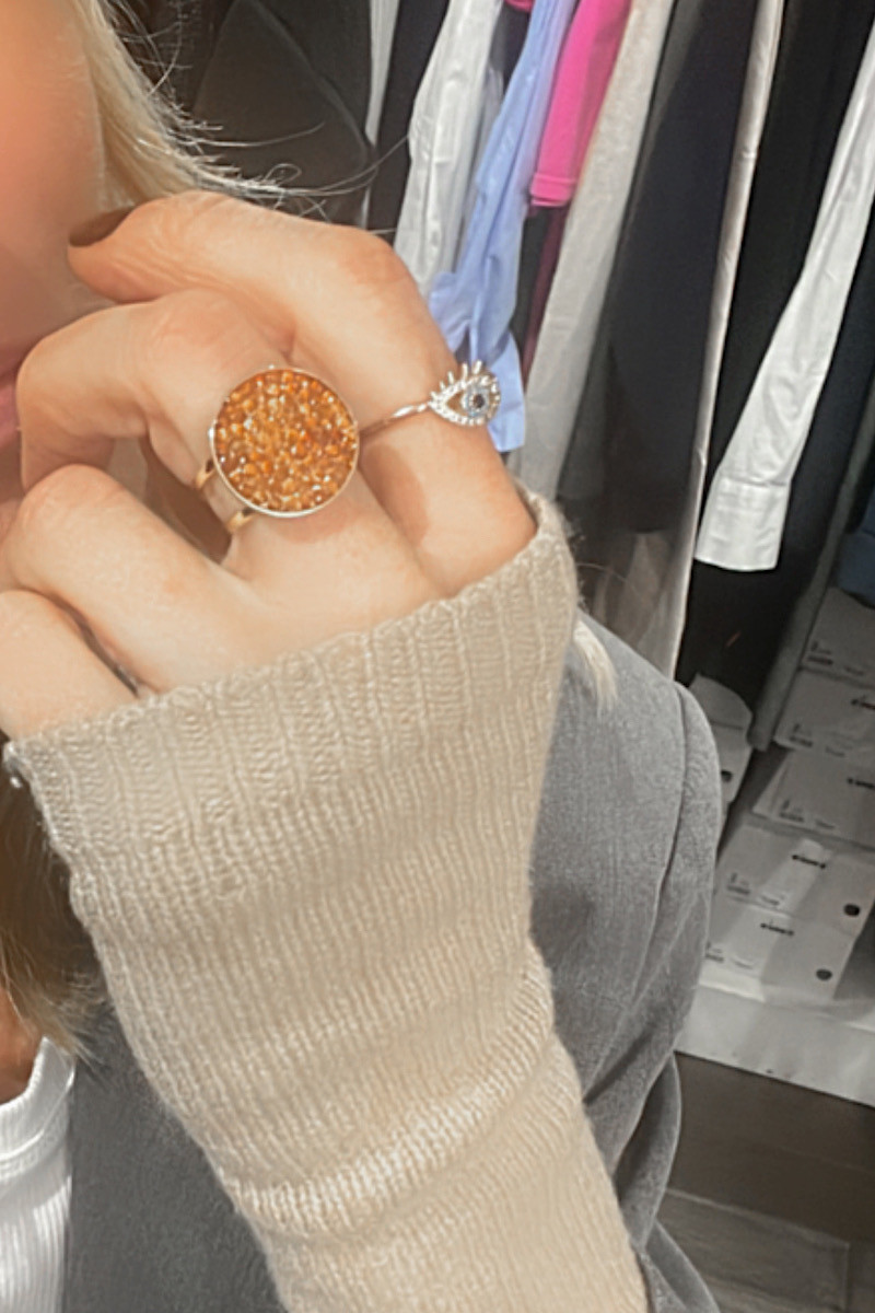 LDC - Bague Stone Hessonite