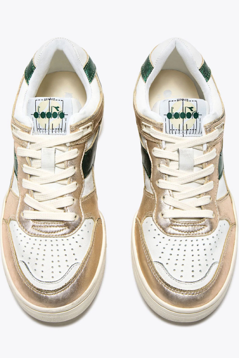 Diadora - Baskets 560 White/Green