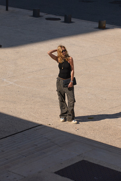 Souvenir - Top Slim Côtelé Noir