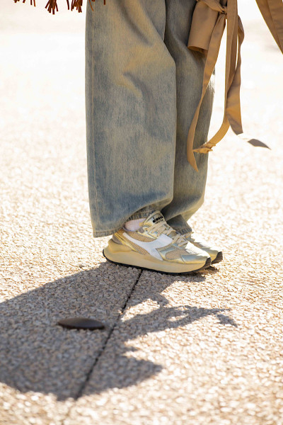 Diadora - Baskets Mercury Elite Doré