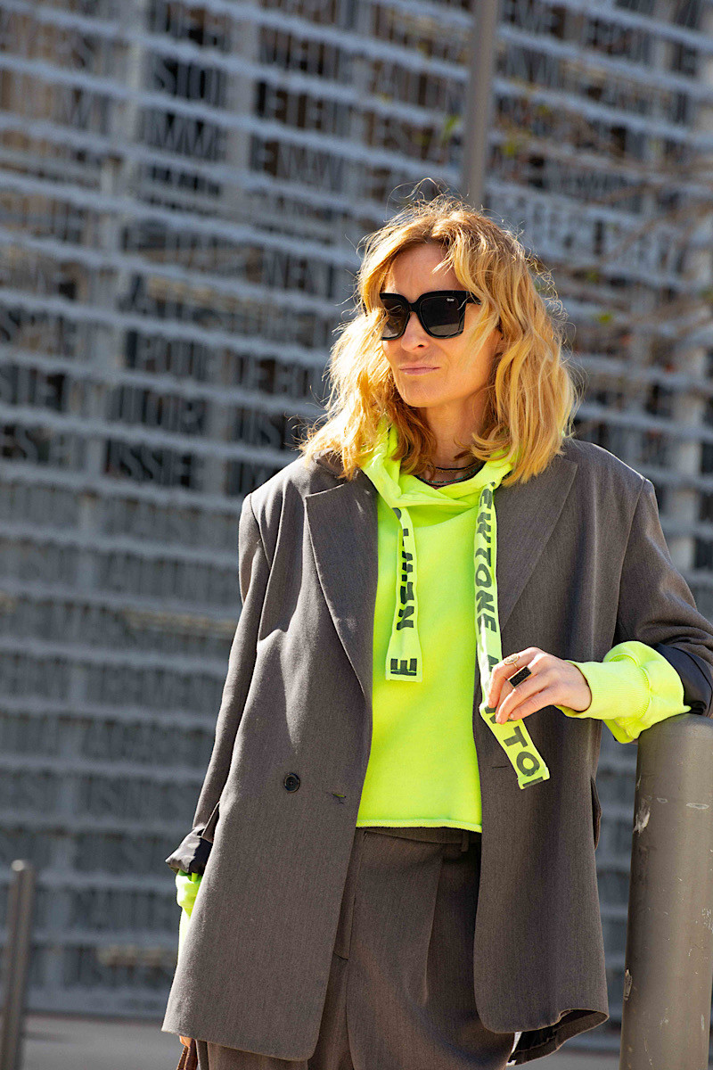 Madone - Veste Manhattan Gris