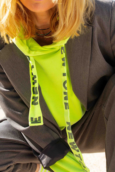 Newtone - Sweatshirt  Bloomer Bleed Neon Yellow