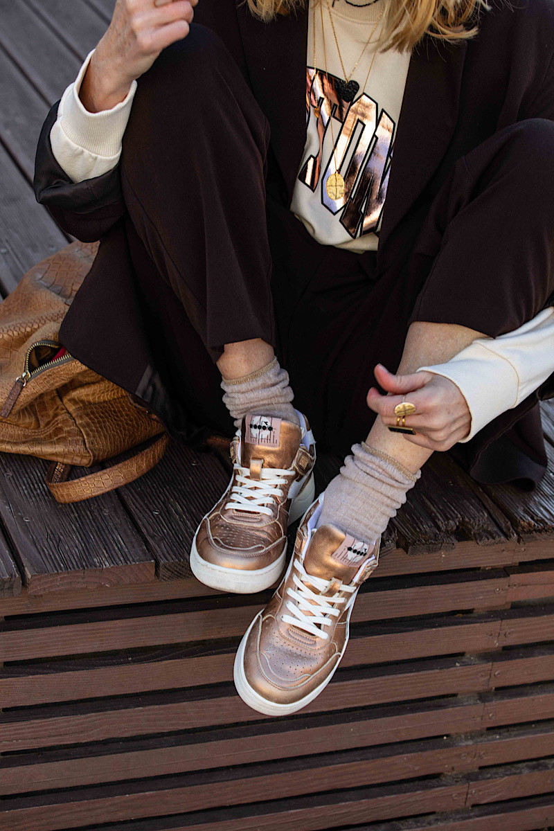 Diadora - Baskets 560 Bronze