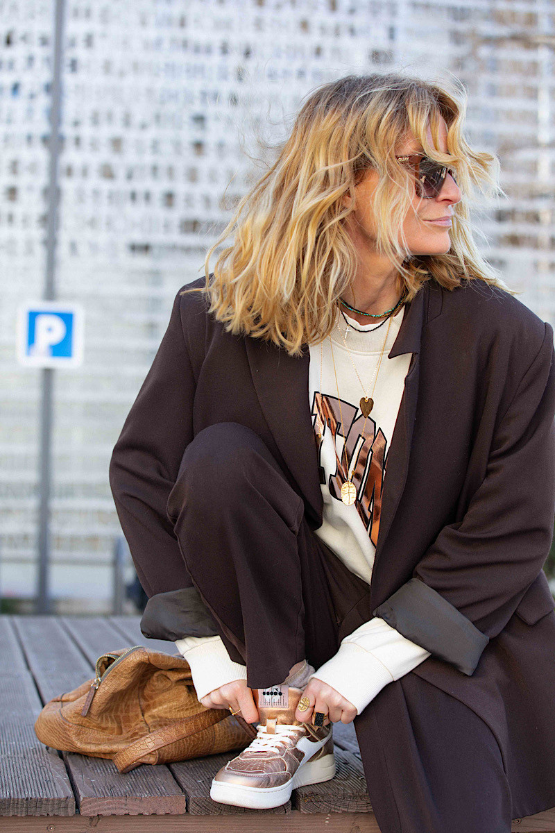 Diadora - Baskets 560 Bronze