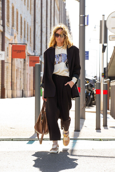 Madone - Veste Manhattan Marron