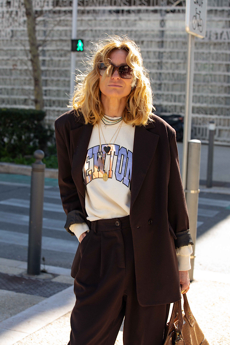 Madone - Veste Manhattan Marron