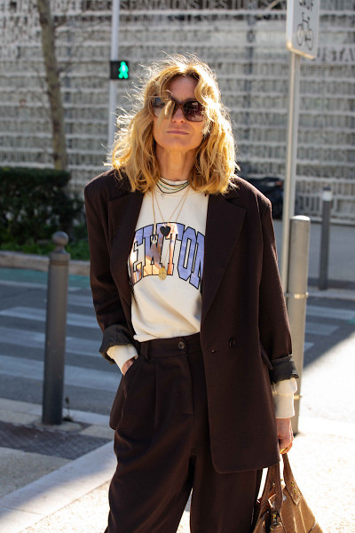 Madone - Veste Manhattan Marron