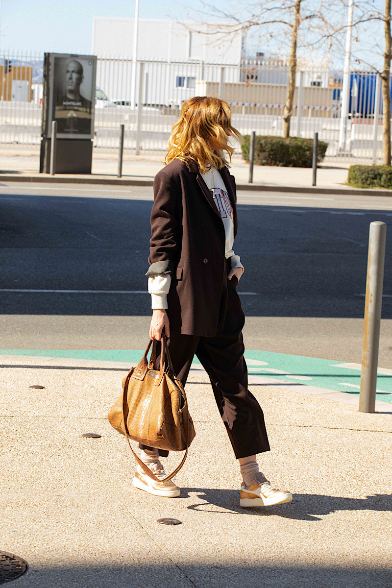 Madone - Veste Manhattan Marron