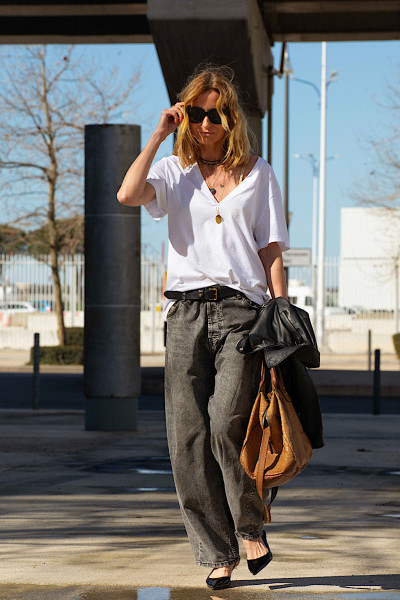 Madone - Tshirt Jane Blanc