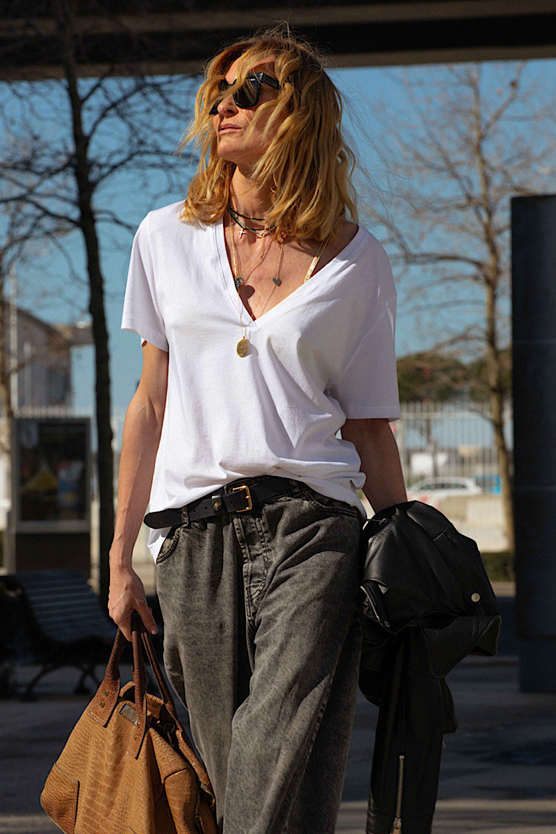 Madone - Tshirt Jane Blanc