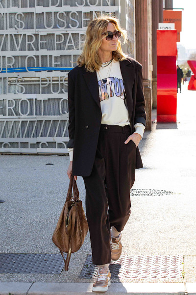 Madone - Pantalon Manhattan Marron