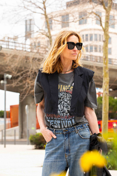 Souvenir - Gilet Jane Noir