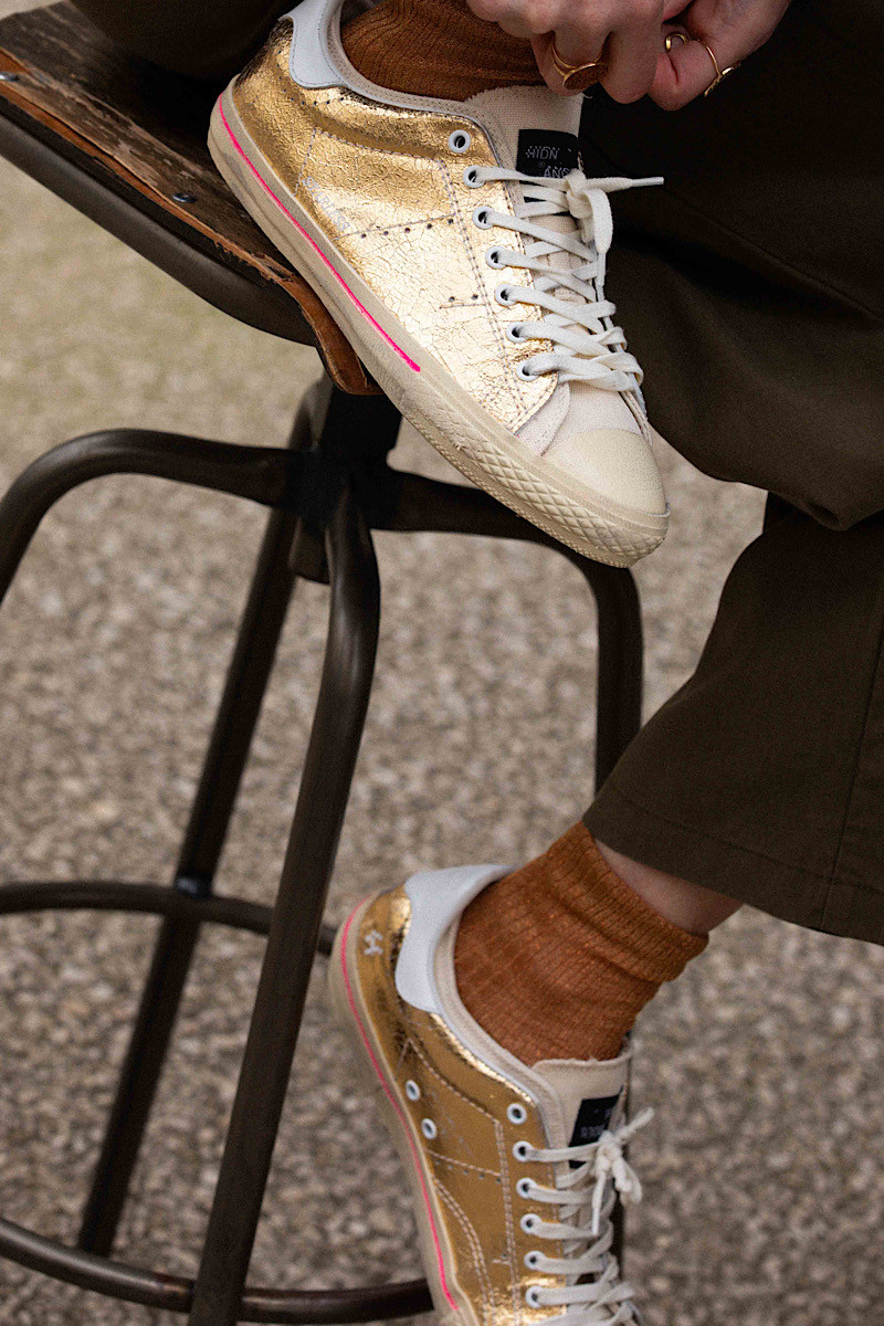 HIDN-ANDER - Baskets Starless Low Crash Gold/Ivory