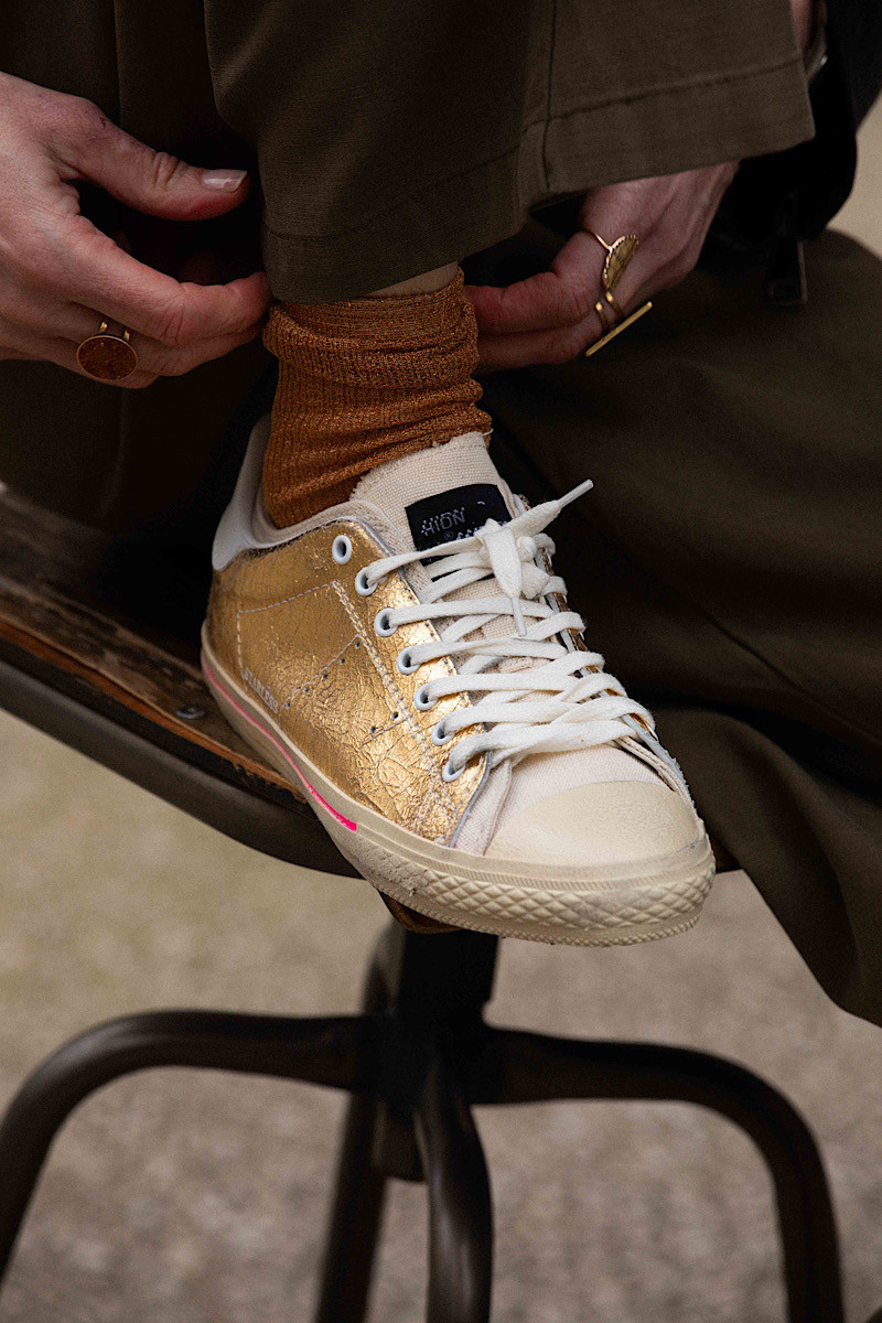 HIDN-ANDER - Baskets Starless Low Crash Gold/Ivory