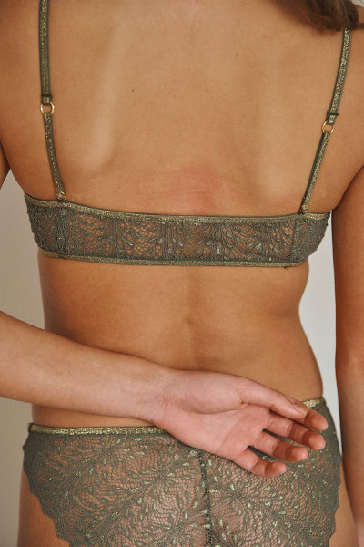 La Nouvelle - Soutien Gorge Meryl Kaki Lace