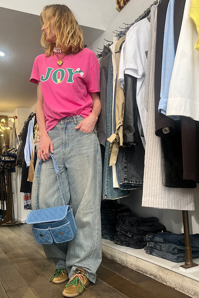 Newtone - Tshirt Starlight Joy Fushia