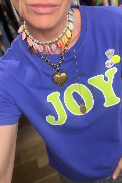 Newtone - Tshirt Starlight Joy Flo Blue