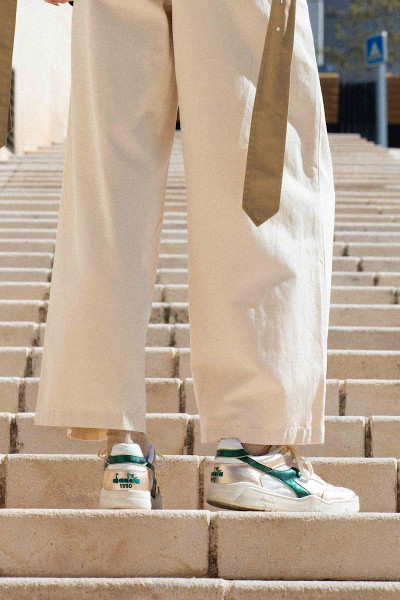 Diadora - Baskets 560 White/Green