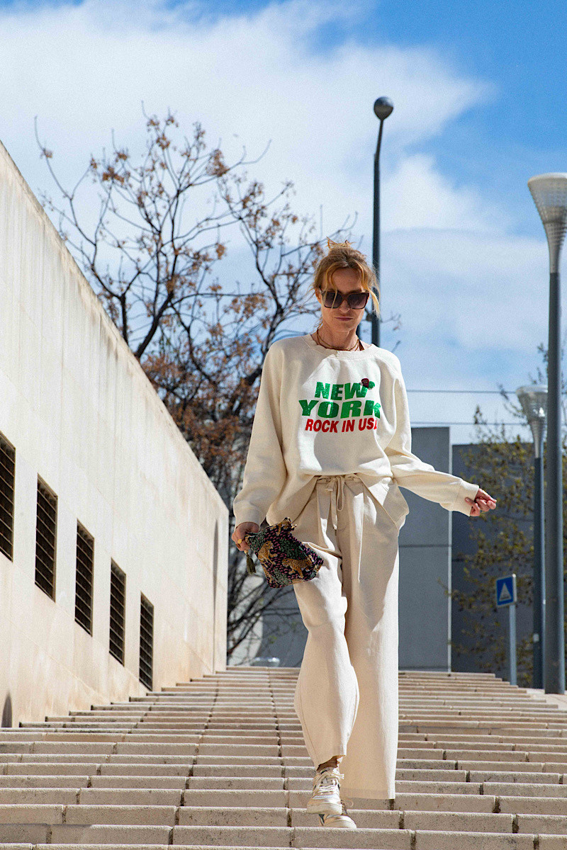 LABDIP - Pantalon Terry Beige