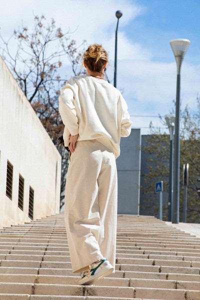 LABDIP - Pantalon Terry Beige