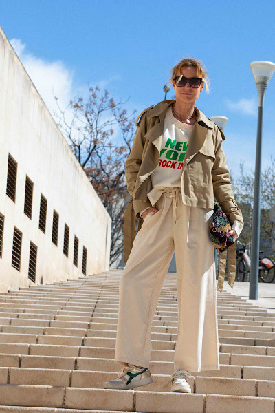 LABDIP - Pantalon Terry Beige