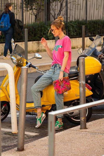 Newtone - Tshirt Starlight Joy Fushia