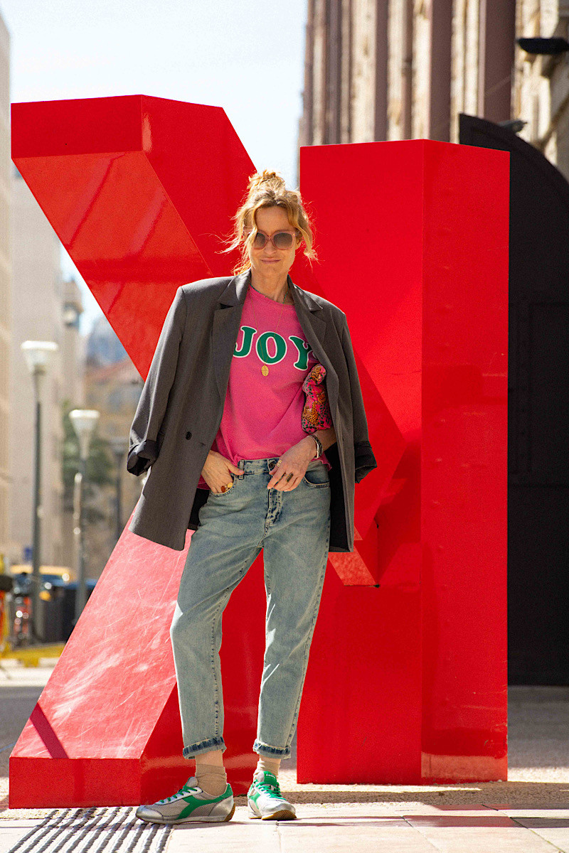 Newtone - Tshirt Starlight Joy Fushia