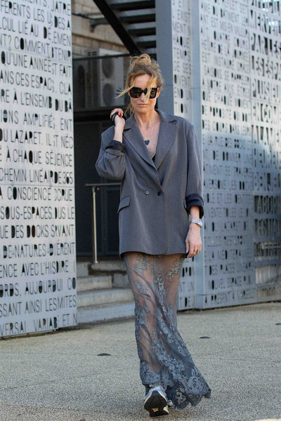 Madone - Veste Manhattan Gris