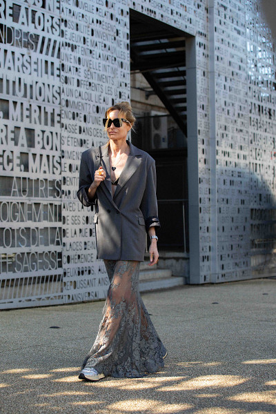 Madone - Veste Manhattan Gris