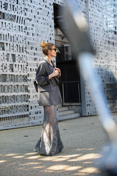 Madone - Veste Manhattan Gris