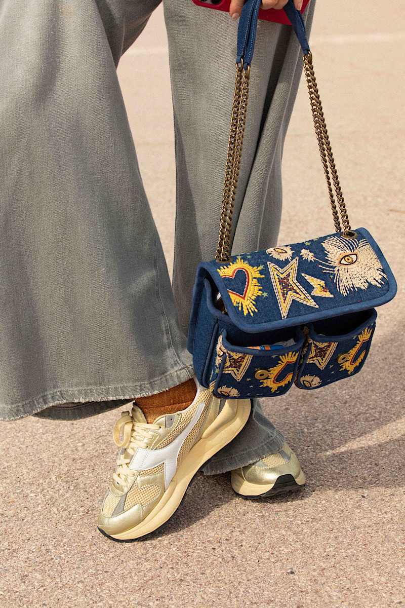 Diadora - Baskets Mercury Elite Doré