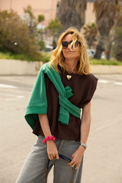 Souvenir - Top Blusa Marron