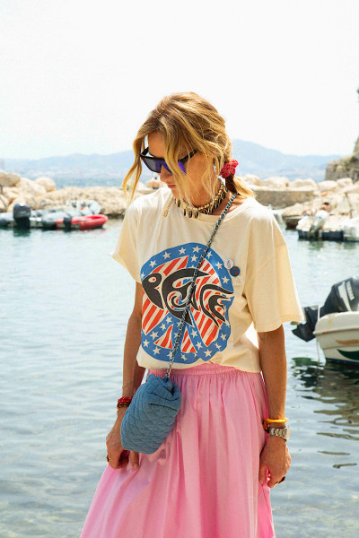 Newtone - Tshirt Trucker Peace Natural (2)