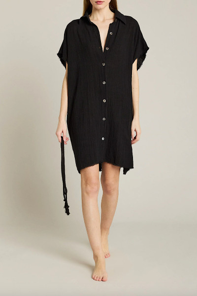 Maison Saint Julien - Robe Courte Mykonos Noir