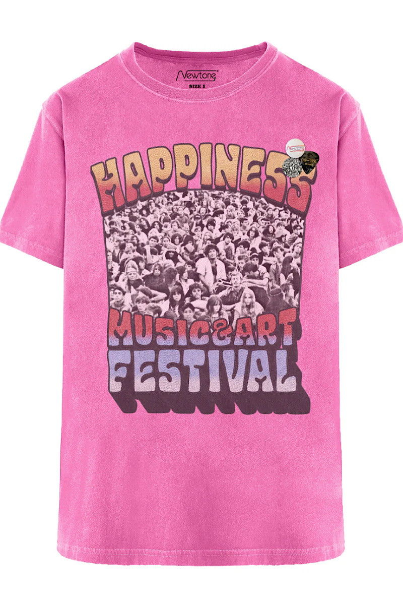 Newtone - Tshirt Trucker Three Day Fuschia