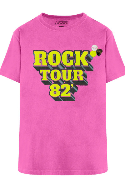 Newtone - Tshirt Trucker Tour Fuschia