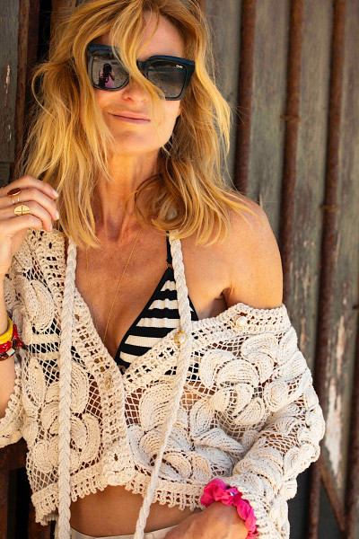 La Nouvelle - Triangle Chris Black&White Stripes