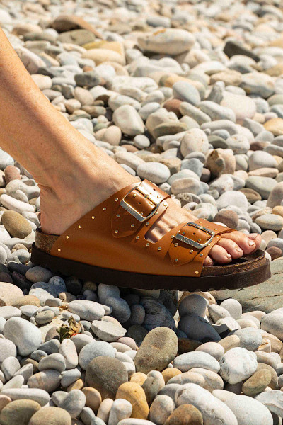 Scholl - Mules Beatriz Cognac