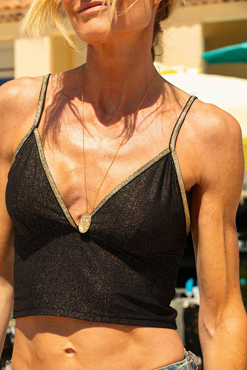 La Nouvelle - Bustier Charlye Black jungle