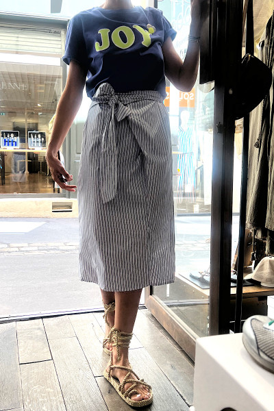 Madone - Jupe Noeud Rayures